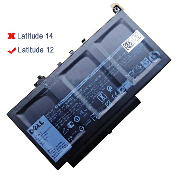DELL Dell Latitude 12 E7470 series Wiederaufladbare Batterien