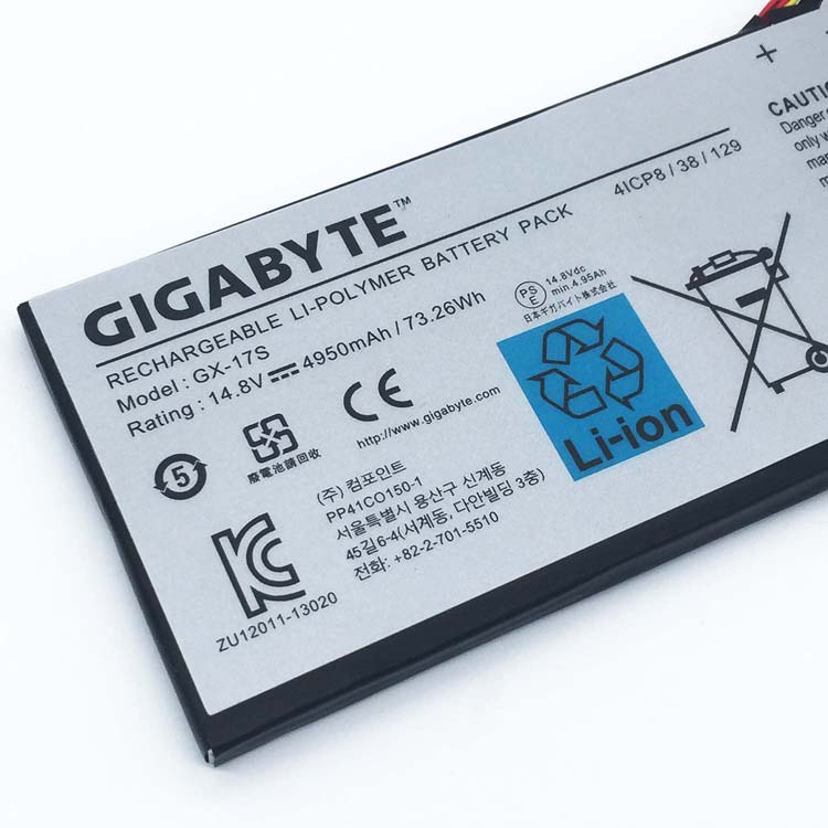 GIGABYTE GX-17S Аккумуляторная