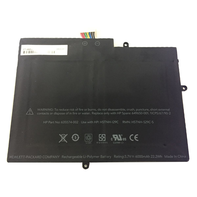 HP HP TouchPad 10 Wiederaufladbare Batterien