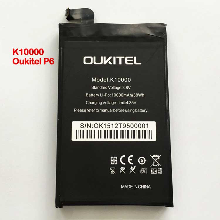 OUKITEL K10000 Аккумуляторная